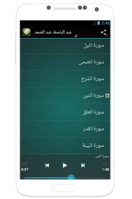 Quran audio - without internet android App screenshot 4